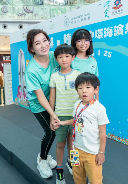 三位小朋友和爸媽將身體力行支持慈善跑。