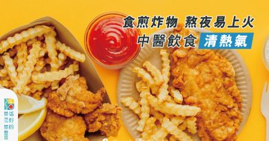 食煎炸物熬夜易上火 中醫飲食清熱氣