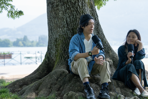 吳啟忠會踏單車放鬆身心。