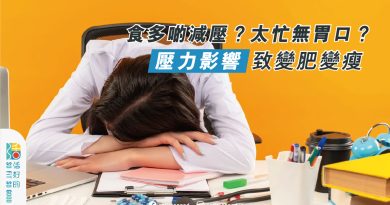 壓力影響致變肥變瘦
