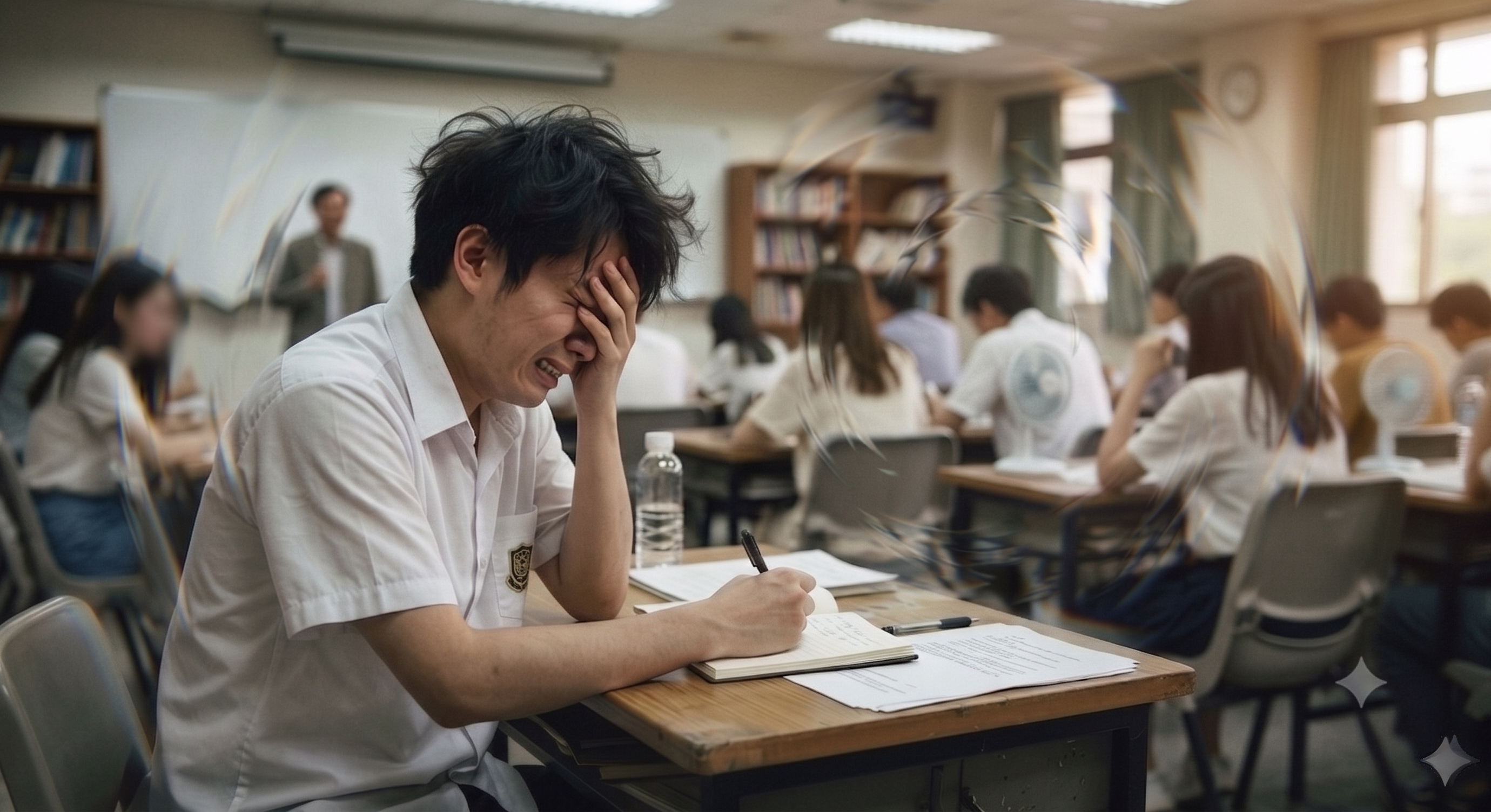思覺失調通常發生在15歲或以上。(@AI生成圖