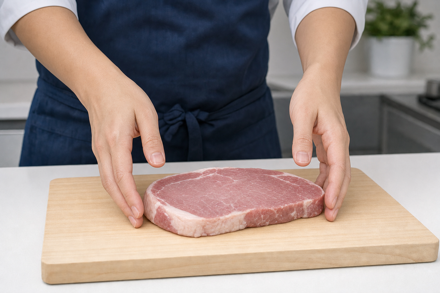 處理豬肉(AI製圖)