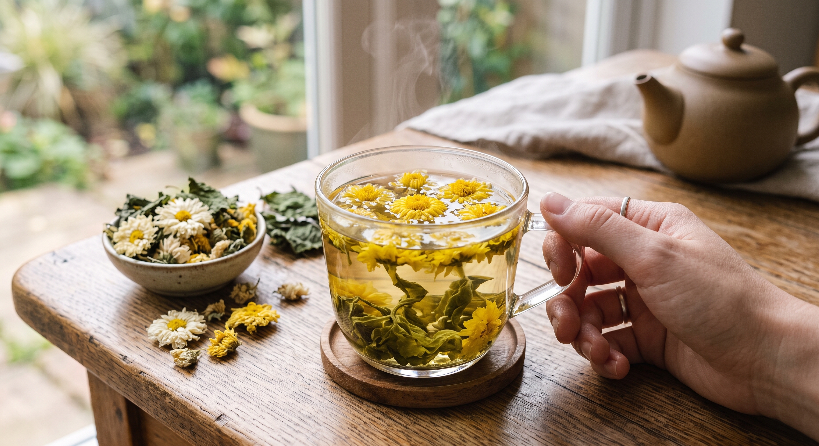 桑葉菊花飲